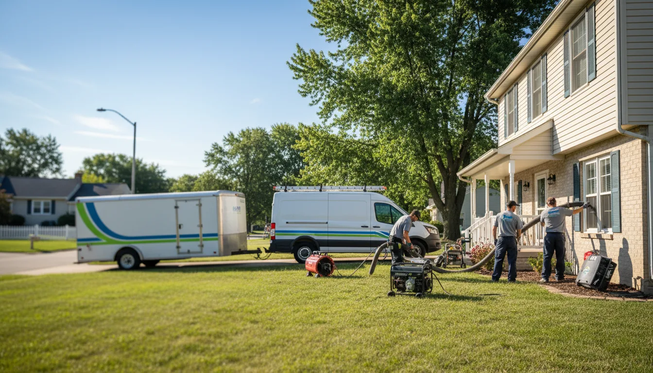 Flooded Basement Restoration And Cleanup With Repair in Cashion, OK near me